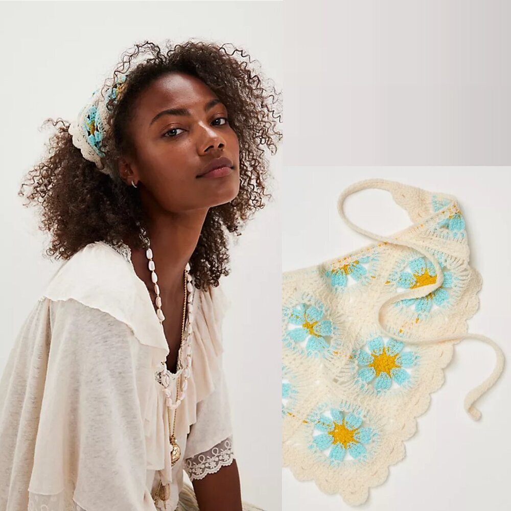 New Free People Casa Clara Ravine Hair Scarf